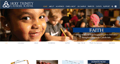 Desktop Screenshot of holy-trinity-school.org